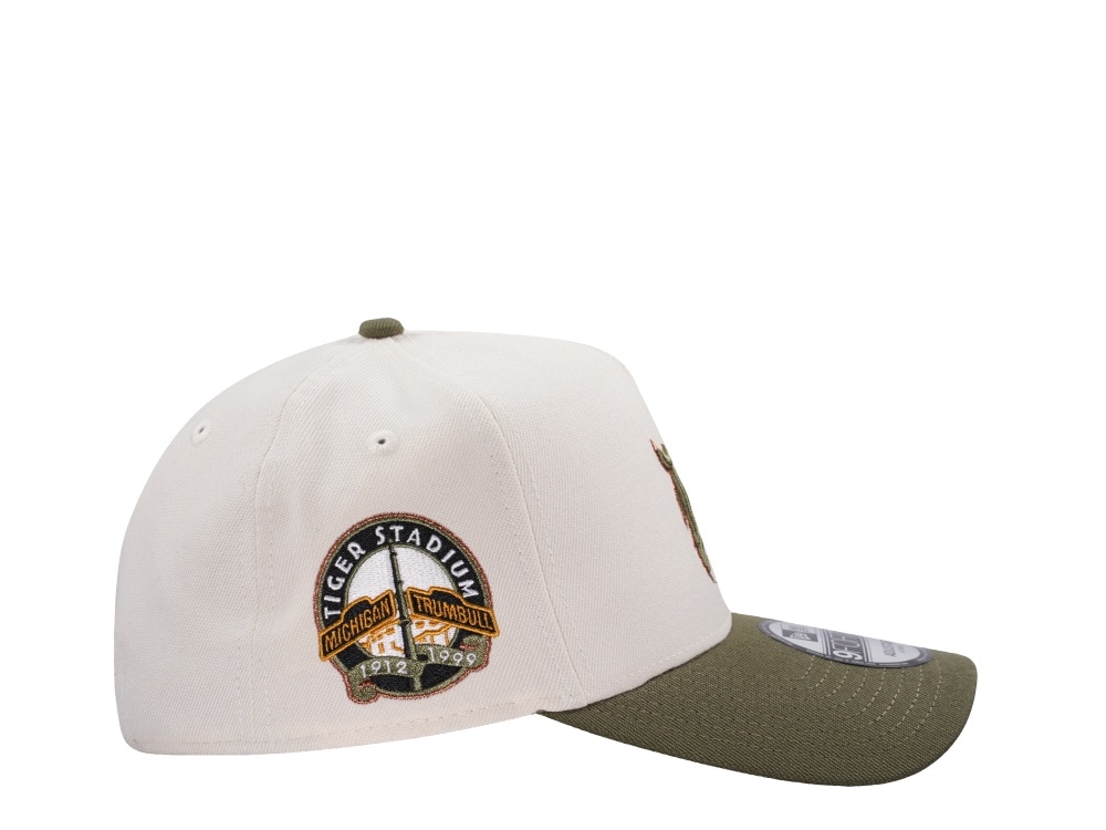 New Era Detroit Tigers Stadium Series Cream Two Tone Edition 9Forty A Frame Snapback Hat