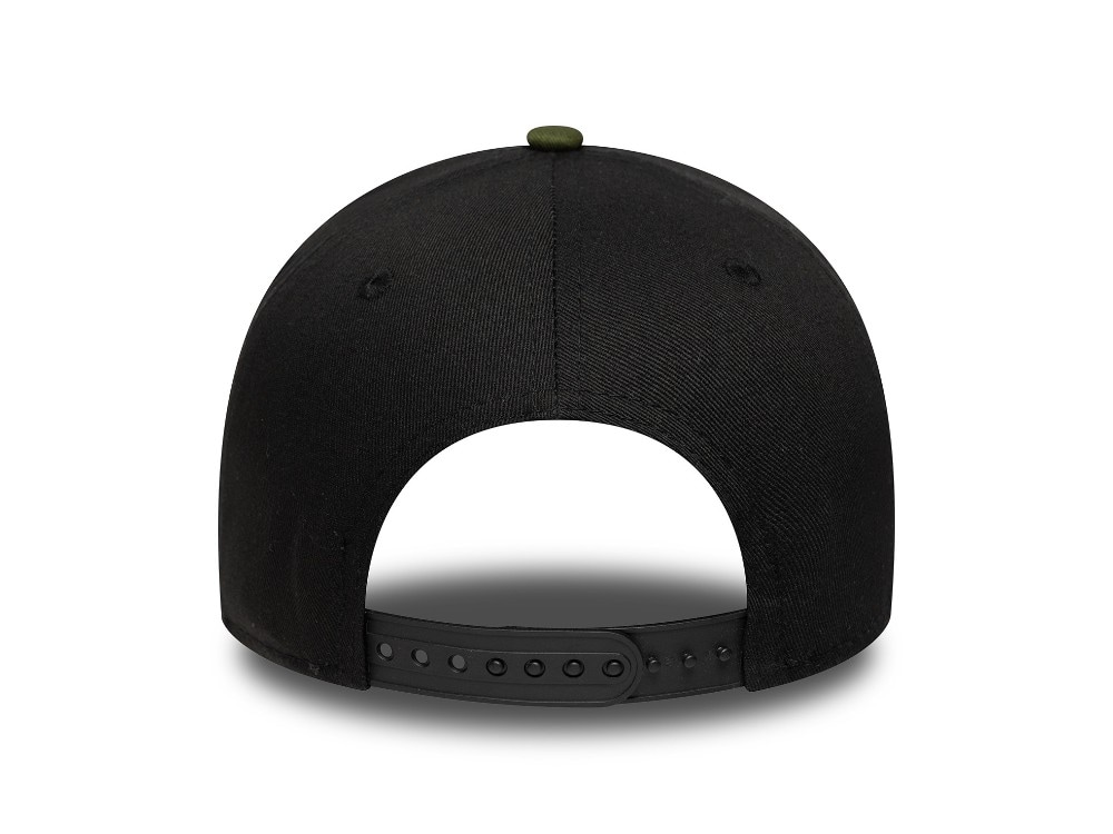 New Era Camo Patch Black 9Forty A Frame Snapback Hat