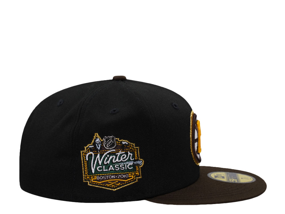 New Era Boston Bruins Winter Classic 2010 Black Two Tone Edition 59Fifty Fitted Hat