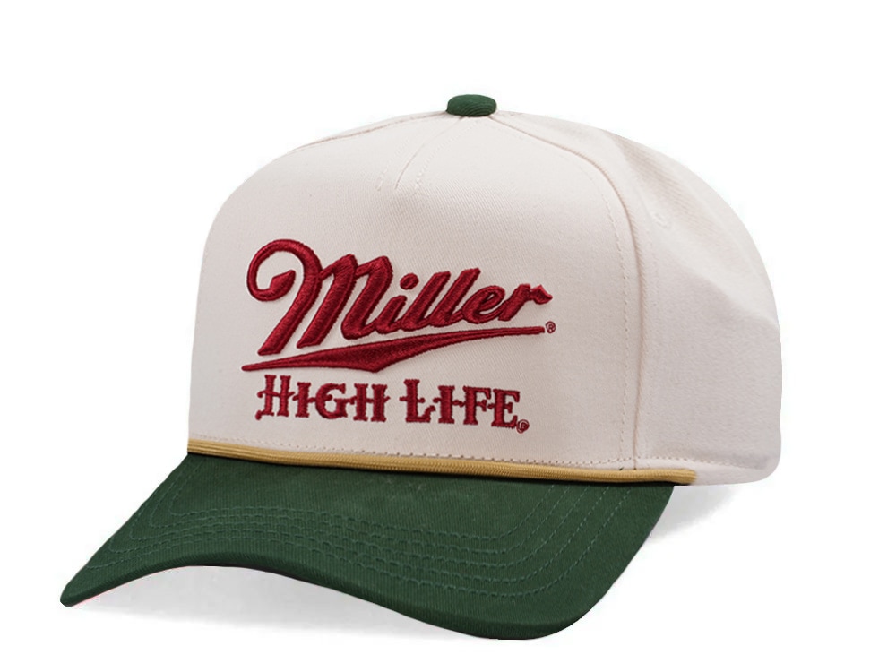 American Needle Miller High Life Scottie Ivory Edition Snapback Hat