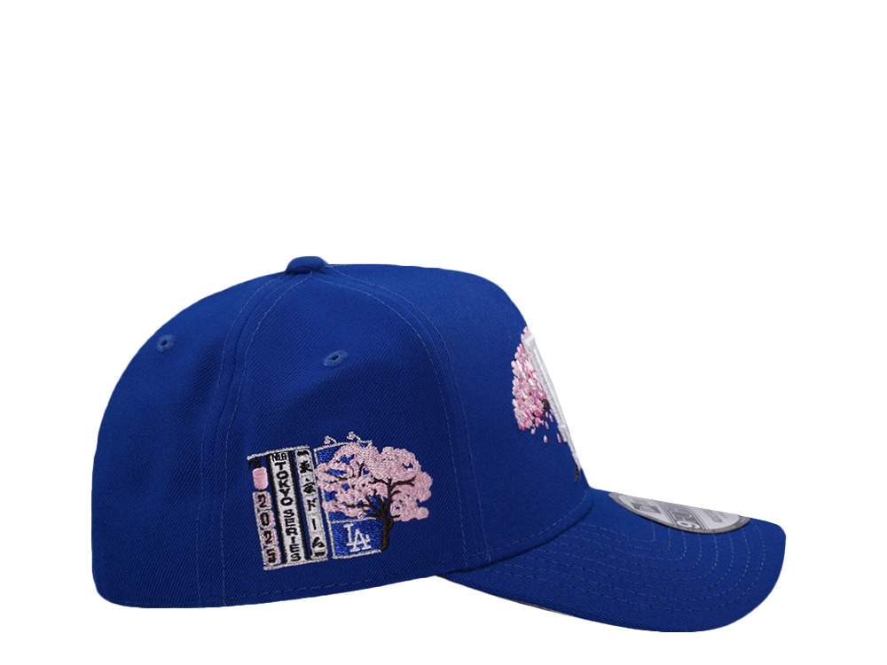 New Era Los Angeles Dodgers Tokyo Series 2025 Sakura Blue Prime Edition 9Forty A Frame Snapback Hat