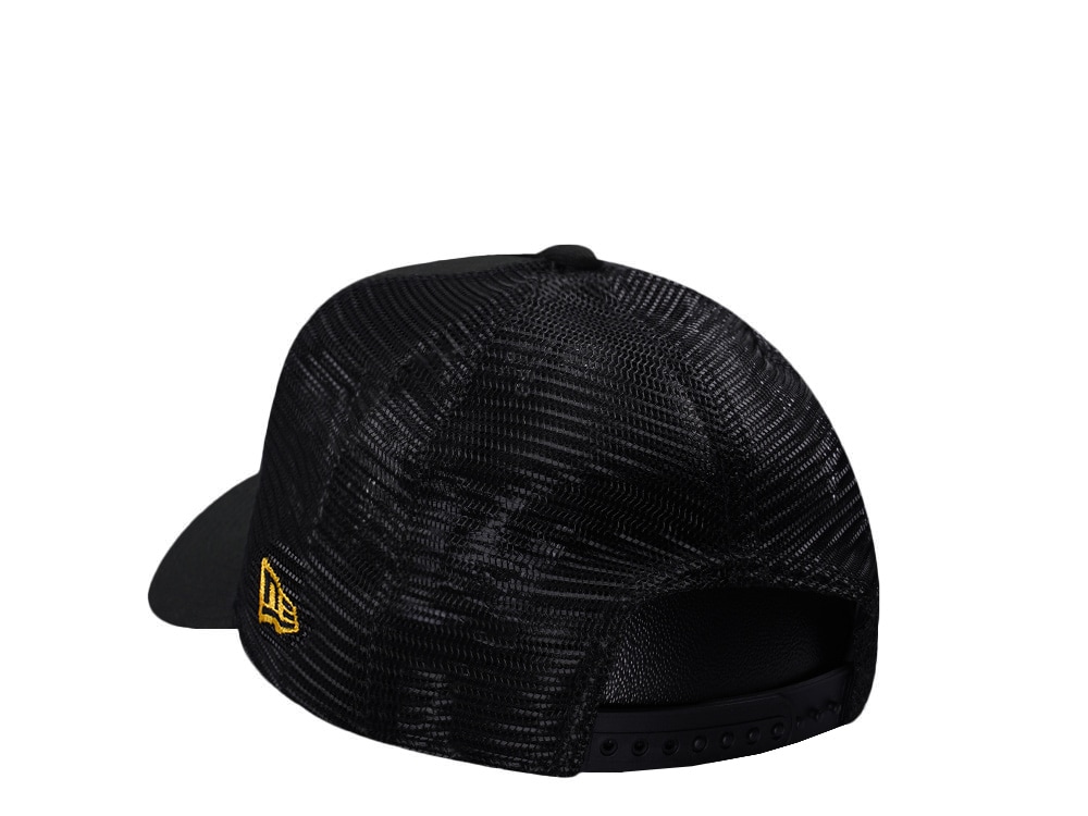 New Era Florida Panthers Black Prime Edition 9Forty A Frame Trucker Snapback Hat