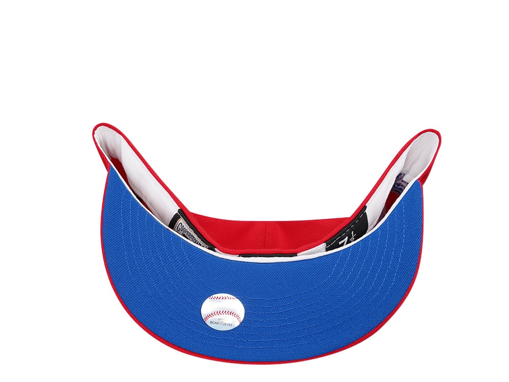New Era Toronto Blue Jays 25th Anniversary Red Blue Edition 59Fifty Fitted Hat