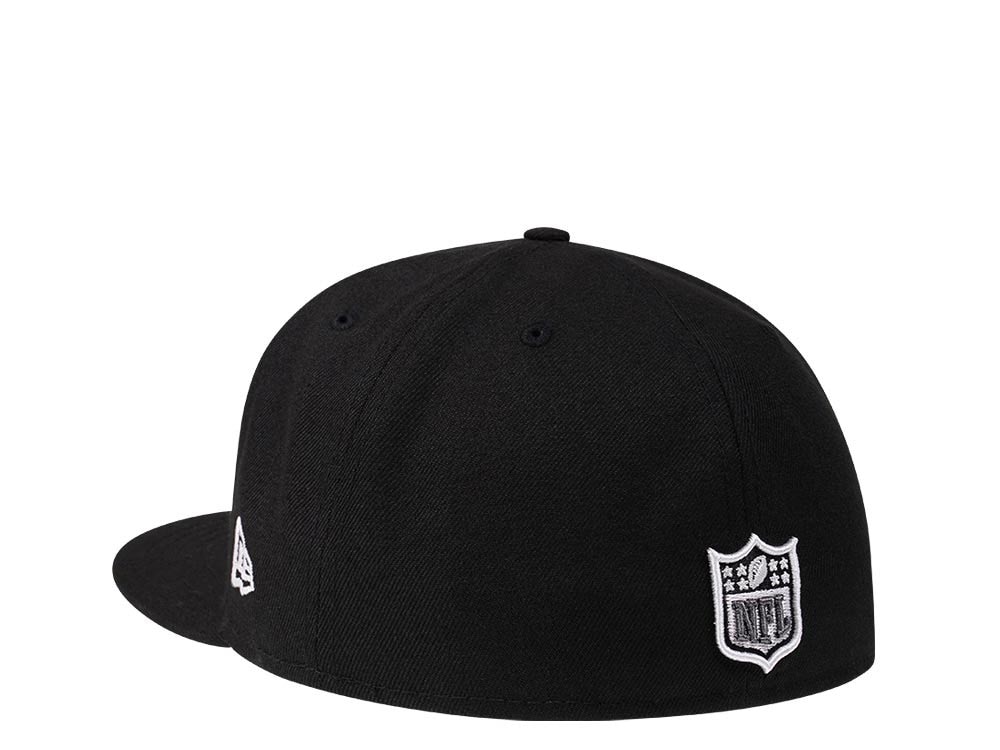 New Era Green Bay Packers Super Bowl XLV Steel Black Edition 59Fifty Fitted Hat