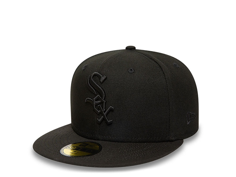New Era Chicago White Sox Plain Blackout Prime Edition 59Fifty Fitted Hat