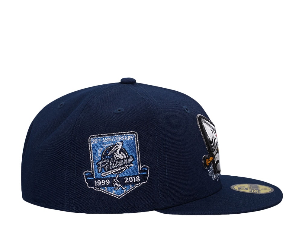 New Era Myrtle Beach Pelicans 20th Anniversary Metallic Edition 59Fifty Fitted Hat