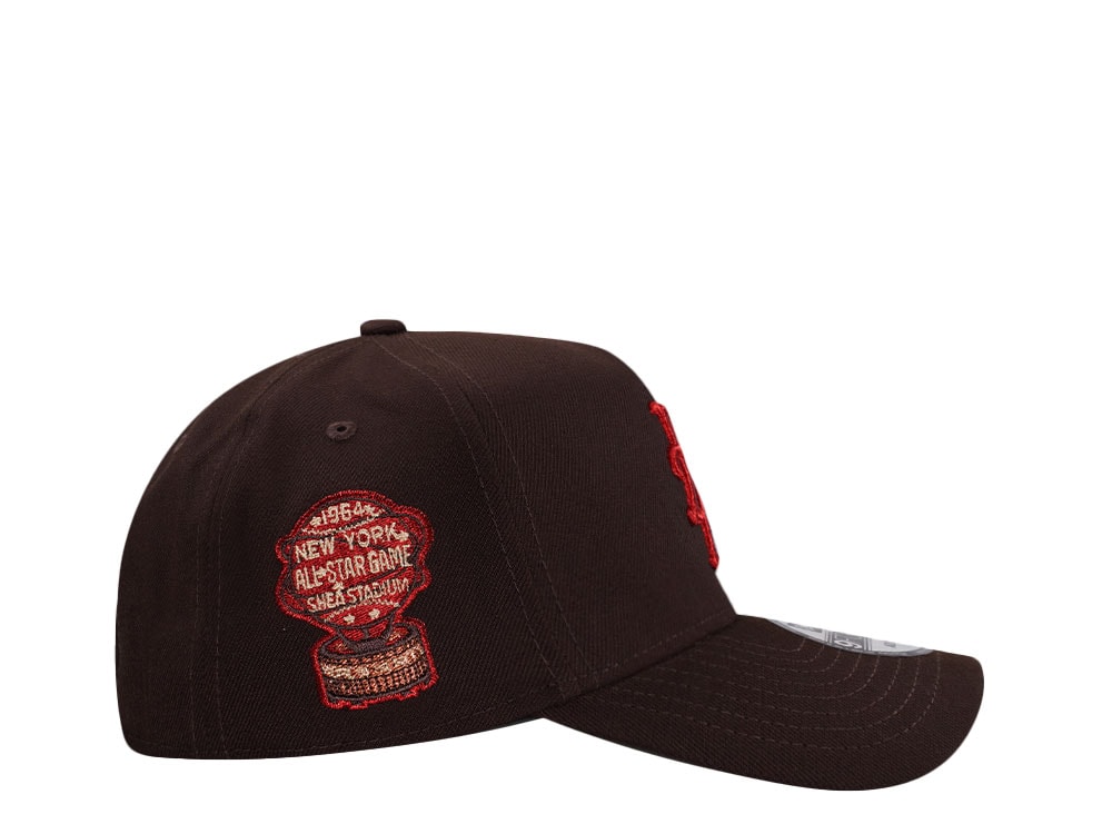 New Era New York Mets All Star Game 1964 Brown Burnt Metallic Edition 9Forty Snapback Hat