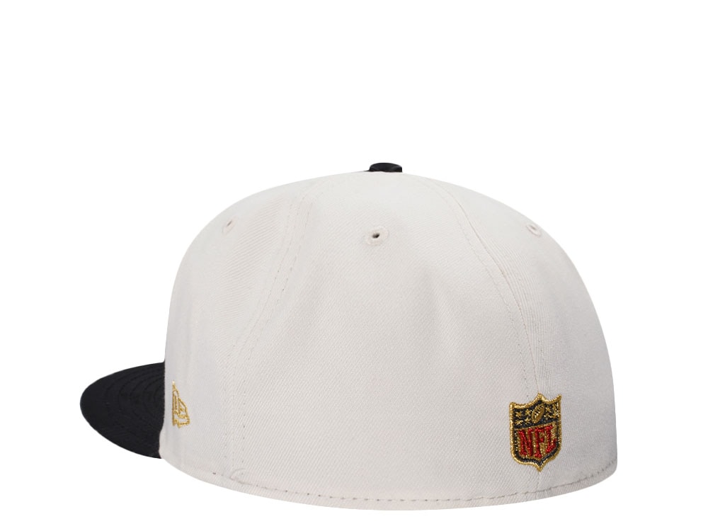 New Era San Francisco 49ers 30th Anniversary Chrome Satin Brim Two Tone Edition 59Fifty Fitted Hat