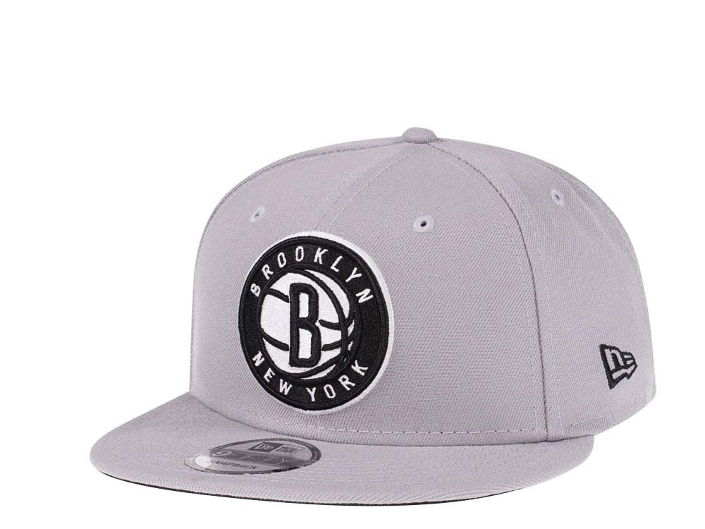 New Era Brooklyn Nets Fresh Grey Edition 9Fifty Snapback Hat