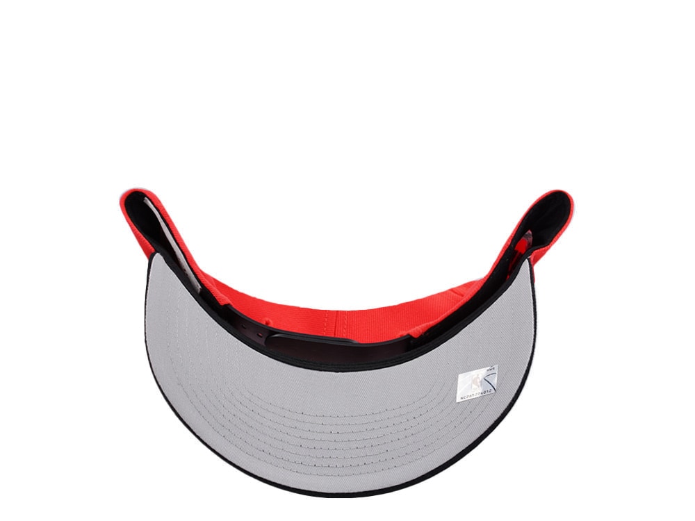 Mitchell & Ness Miami Heat NBA In The City Neon Orange Edition Pro Pinch Fit Snapback Hat