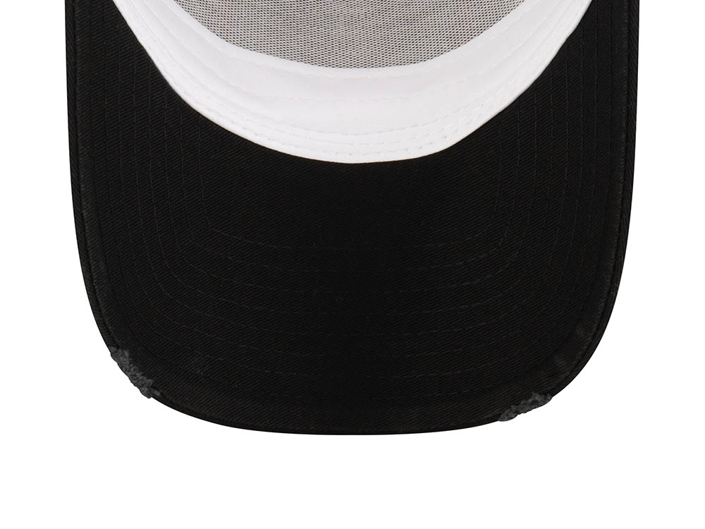 New Era Hot Hoods Racing Black Trucker A Frame Snapback Hat
