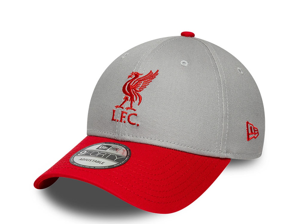 New Era Liverpool Fc Gray Two Tone 9Forty Snapback Hat