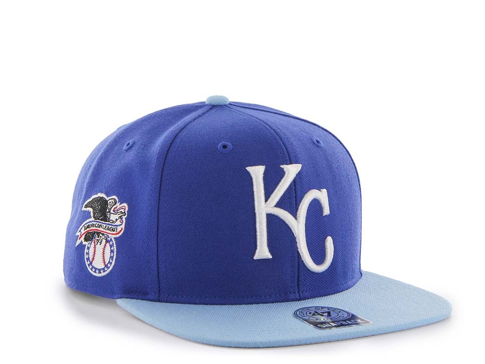 47Brand Kansas City Royals Sure Shot Captain Two Tone Snapback Hat