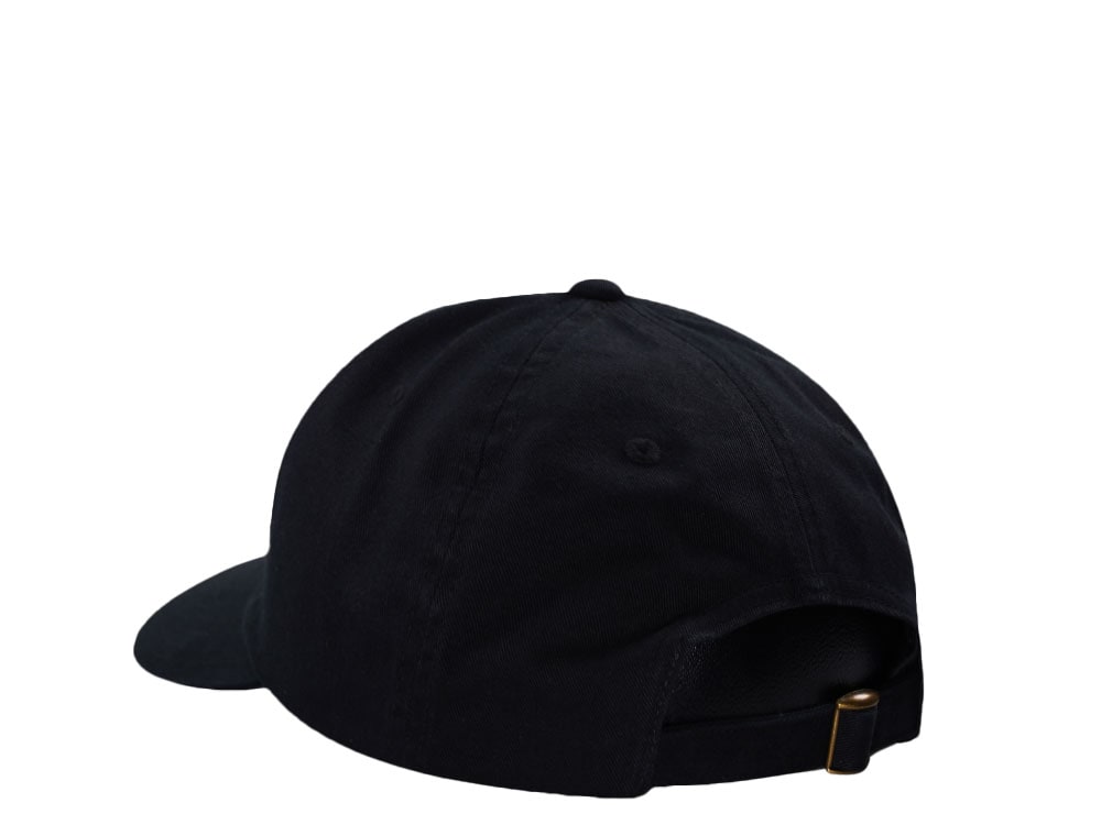 Brixton Logo Black Strapback Hat