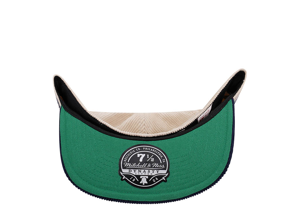 Mitchell & Ness Dallas Mavericks All Star 2010 Two Tone Hardwood Classic Cord Edition Dynasty Fitted Hat
