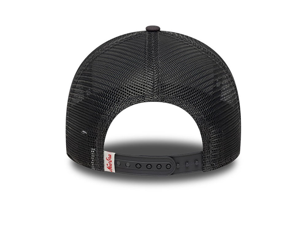 New Era Distressed Charcoal Edition 9Forty A Frame Trucker Snapback Hat