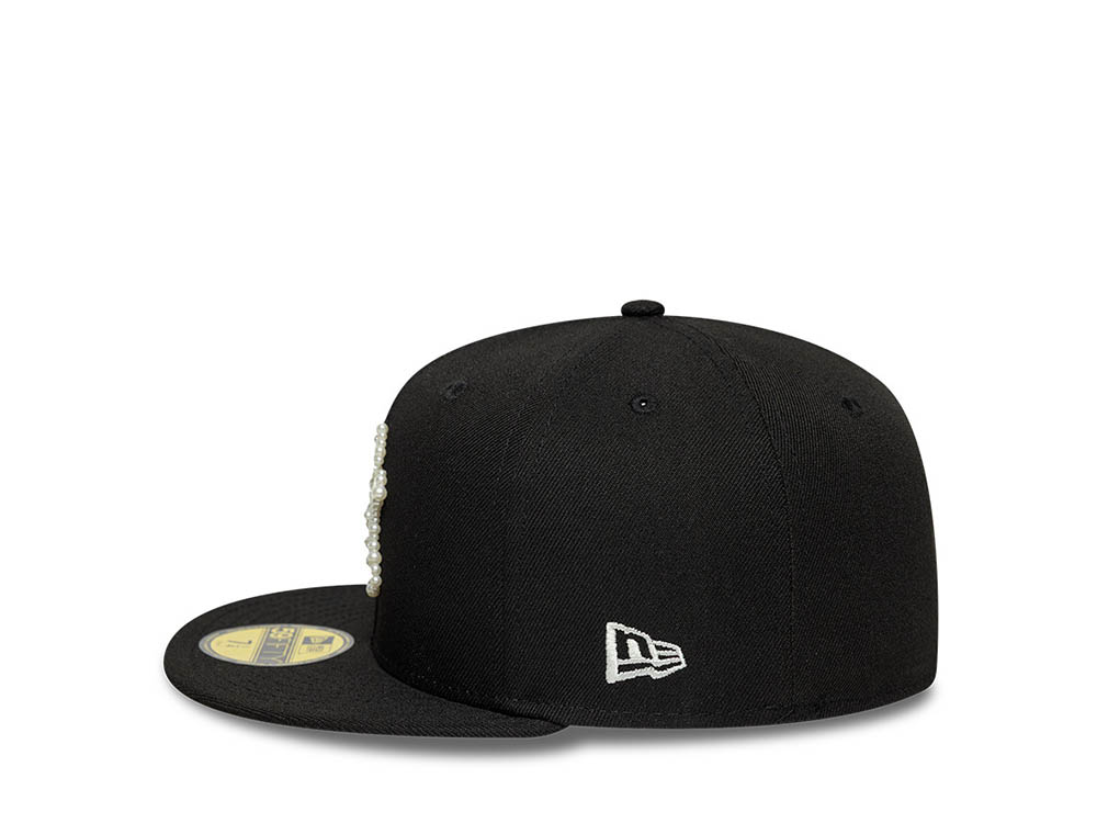 New Era New York Yankees Faux Pearl Black Prime Edition 59Fifty Fitted Hat