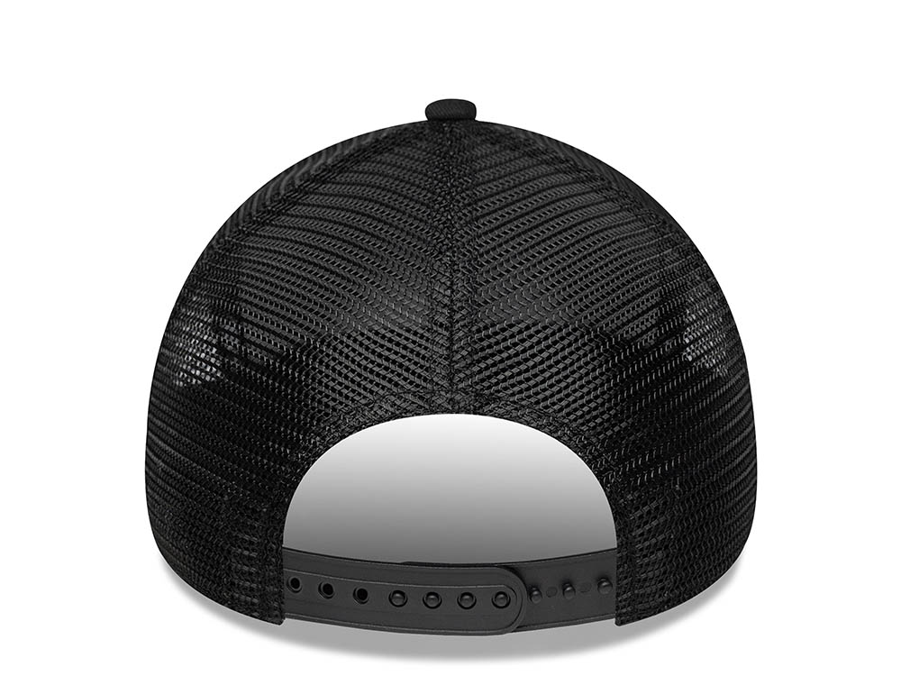 New Era Patch Black 9Forty A Frame Trucker Snapback Hat