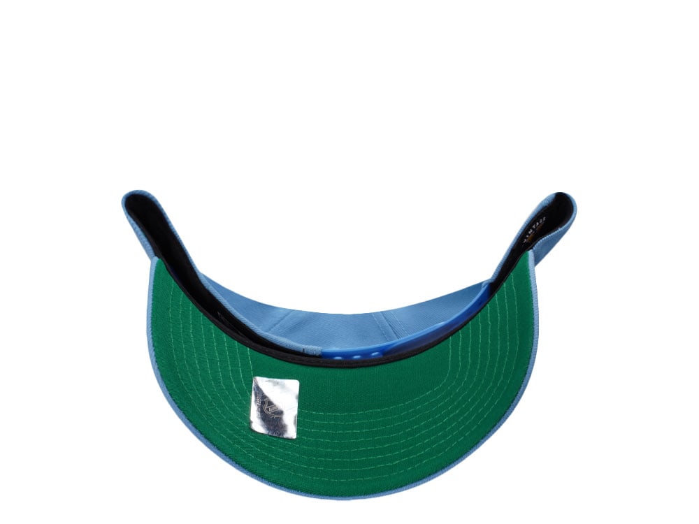 New Era Pittsburgh Penguins 25th Anniversary Sky Blue Prime Edition 9Forty A Frame Snapback Hat