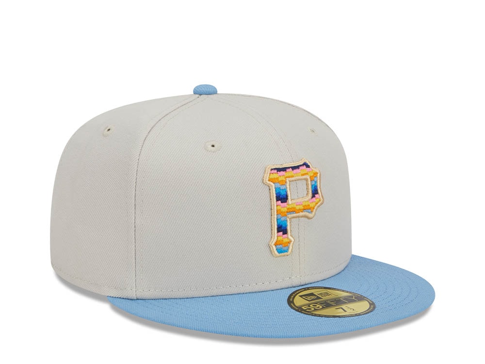 New Era Pittsburgh Pirates Beachfront Stone Two Tone Edition 59Fifty Fitted Hat