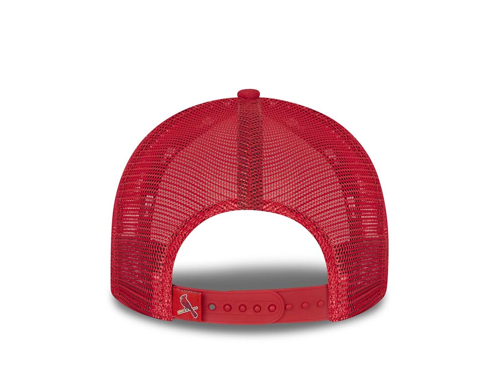 New Era St. Louis Cardinals Elemental Red A Frame Trucker Snapback Hat