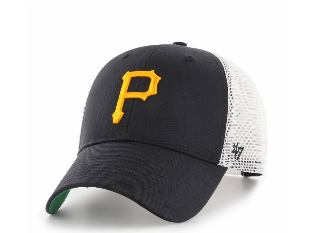 47Brand Pittsburgh Pirates Classic Black Trucker Snapback Hat