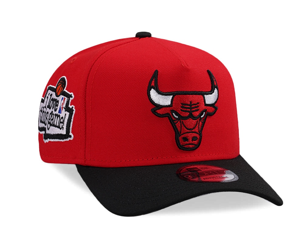 New Era Chicago Bulls Love this Game Red Two Tone Edition 9Forty A Frame Snapback Hat