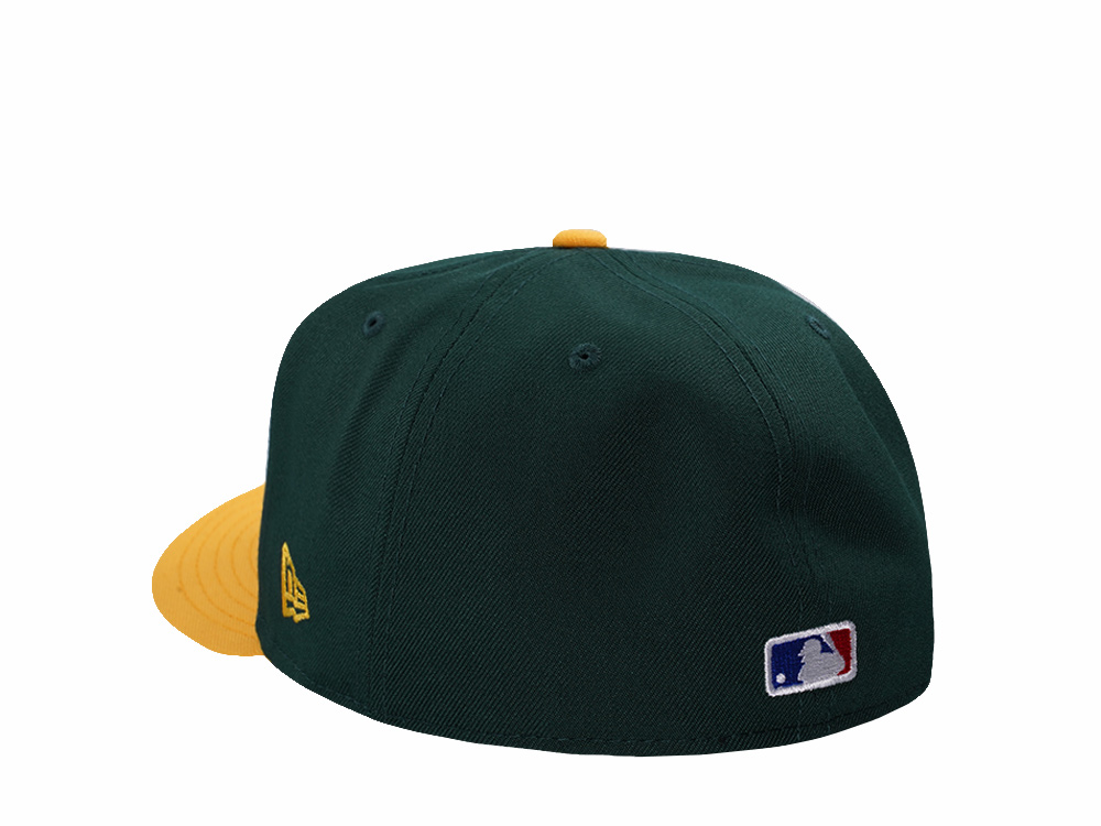 New Era Oakland Athletics Dark Green Two Tone Edition 59Fifty Pre Curved Fitted Hat