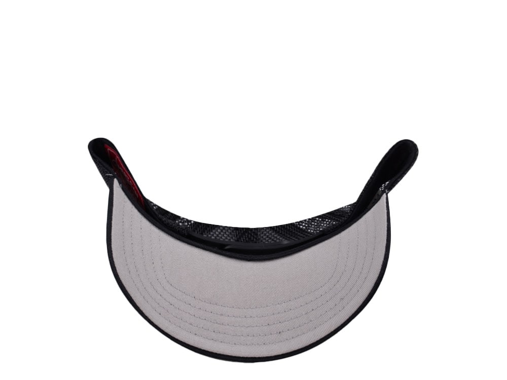 American Needle Miller High Life Black Valin Edition Trucker Snapback Hat