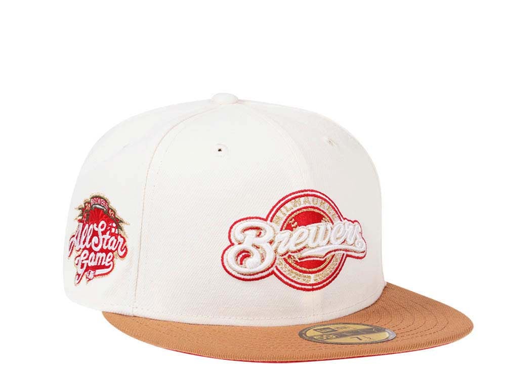 New Era Milwaukee Brewers All Star Game 2002 Creame Dome Edition 59Fifty Fitted Hat