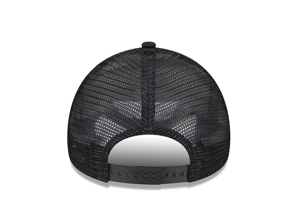 New Era Tampa Bay Rays Black All Day 9Forty A Frame Trucker Snapback Hat