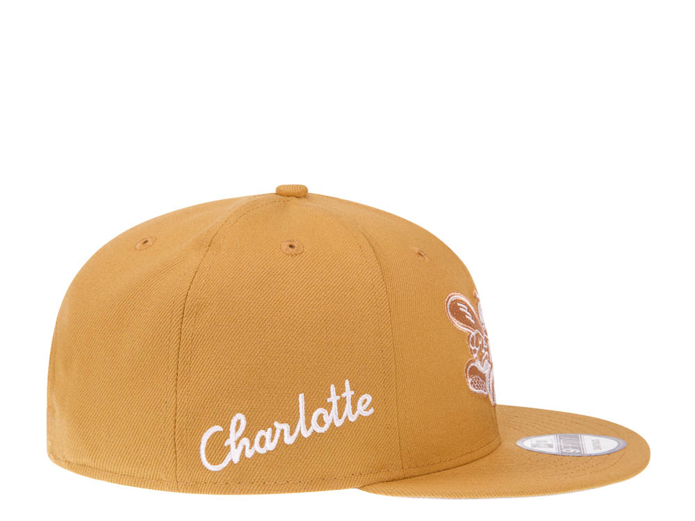 New Era Charlotte Hornets Pan Tan Edition 9Fifty Snapback Hat