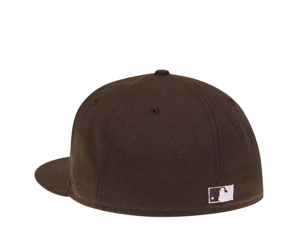 New Era Miami Marlins World Series 2003 Champions Coffee Pink Edition 59Fifty Fitted Hat