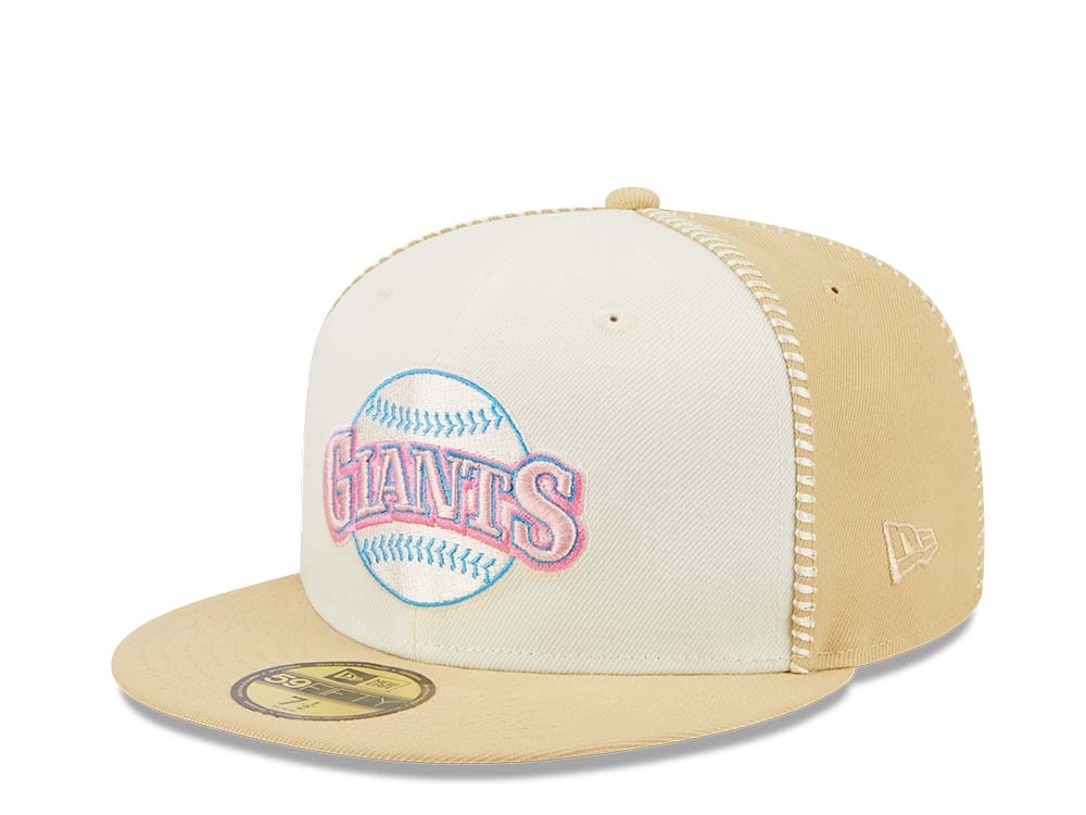 New Era San Francisco Giants Stitch 25th Anniversary Gold Edition 59Fifty Fitted Hat