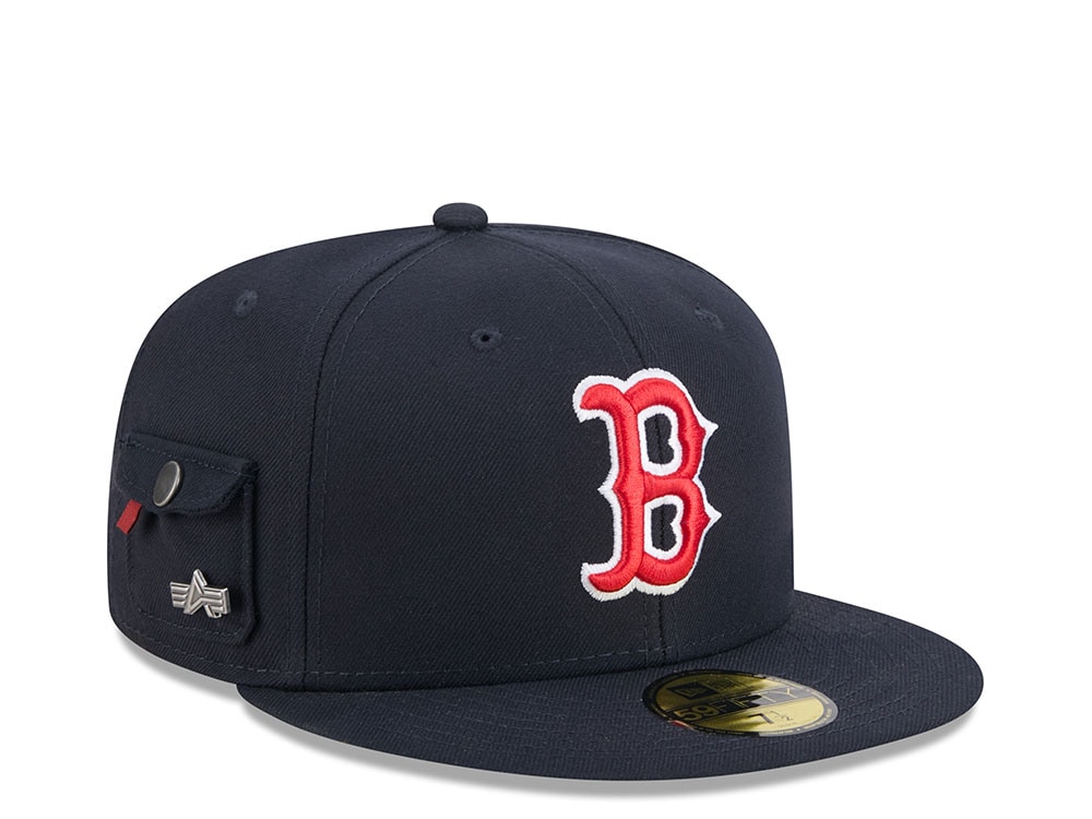 New Era Alpha Industries Boston Red Sox Navy Prime Edition 59Fifty Fitted Hat