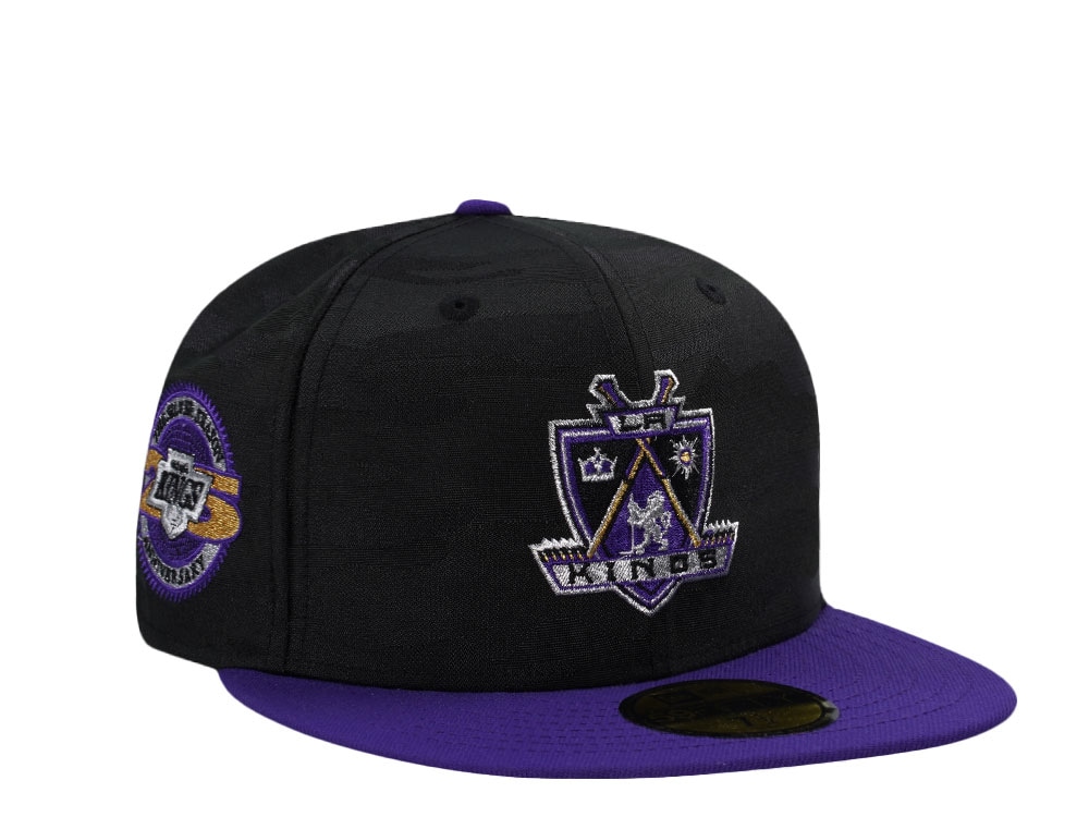New Era Los Angeles Kings 25th Anniversary Black Two Tone Edition 59Fifty Fitted Hat