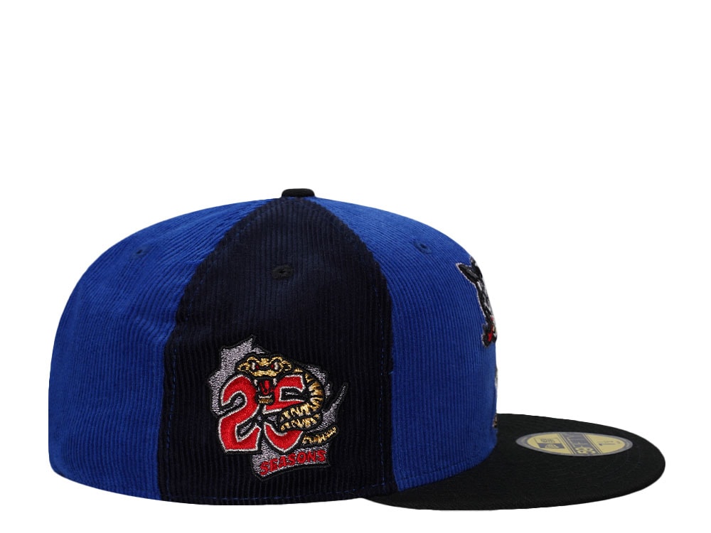 New Era Wisconsin Timber Rattlers 25 Seasons Corduroy Pinwheel Edition 59Fifty Fitted Hat