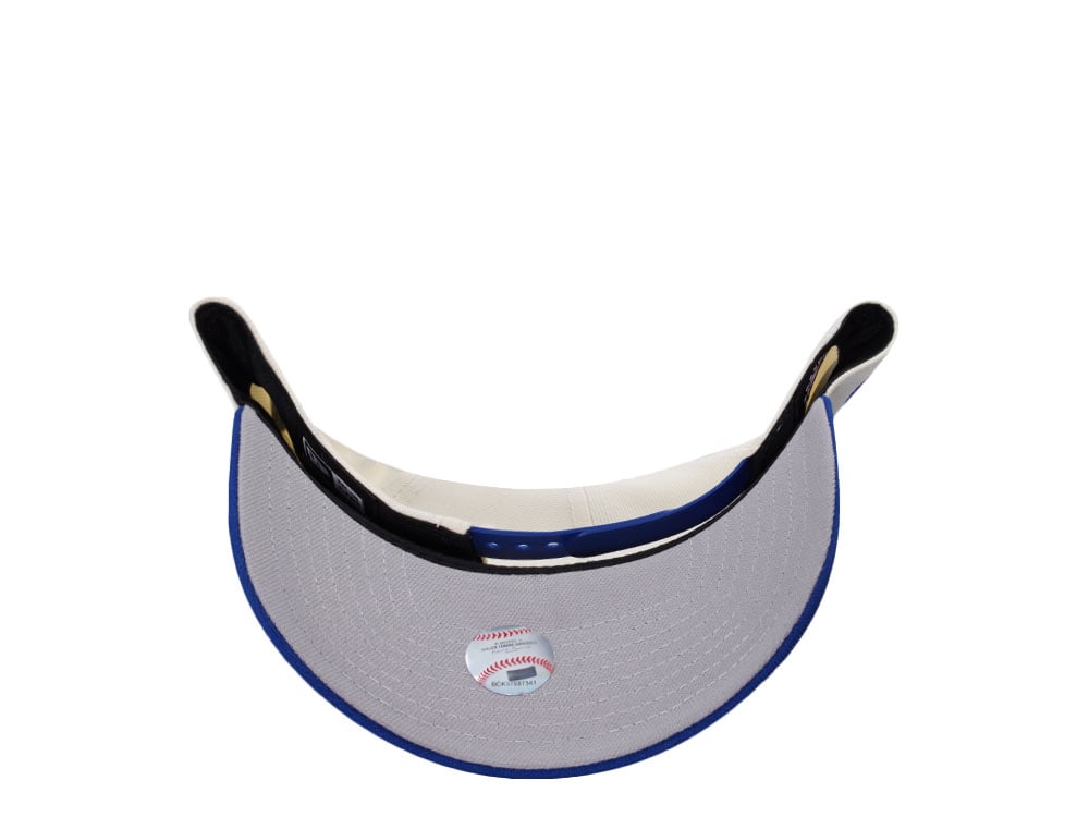 New Era Los Angeles Dodgers Bleed Blue Chrome Two Tone Edition 9Forty A Frame Snapback Hat