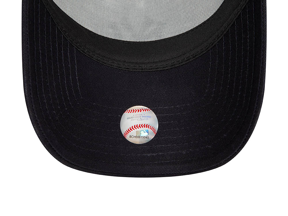New Era New York Yankees Team Colour Block Navy 9Forty A Frame Trucker Snapback Hat