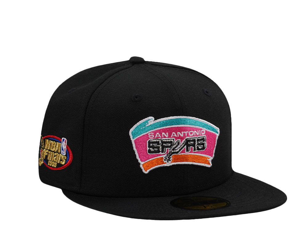 New Era San Antonio Spurs NBA Finals 1999 Black Prime Edition 59Fifty Fitted Hat