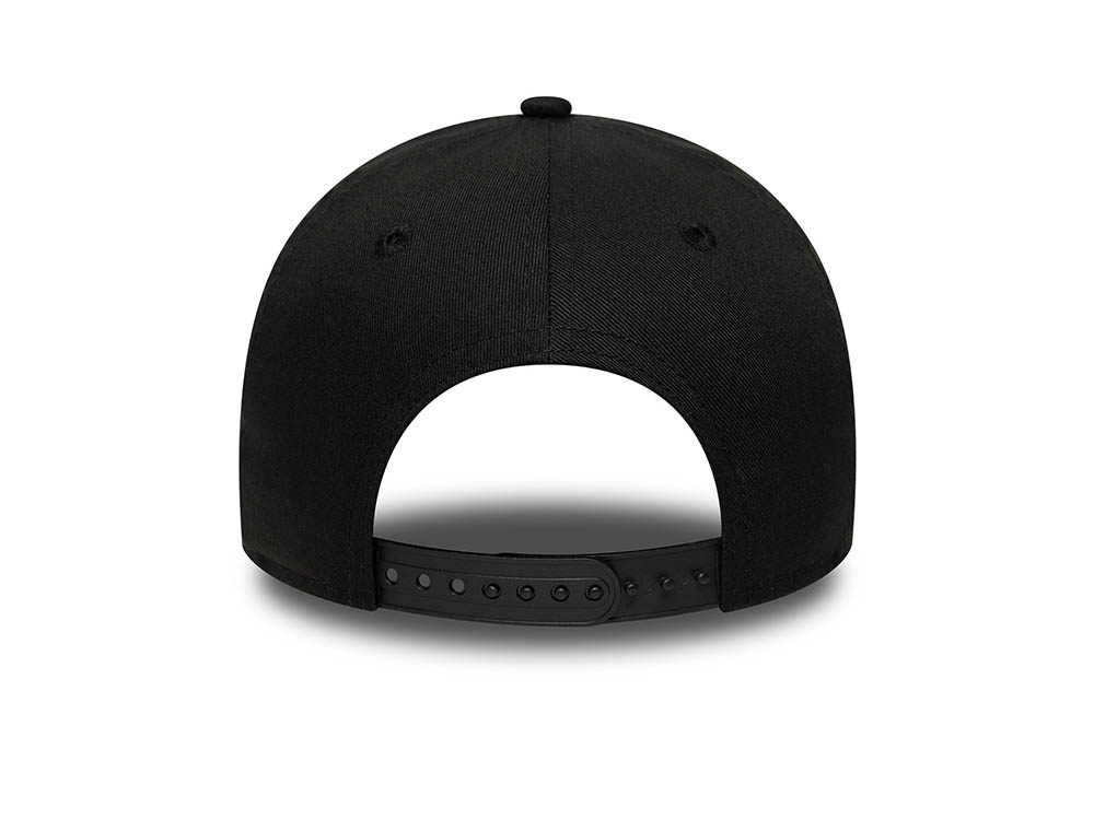 New Era New York Yankees League Essential Black and White 9Forty A Frame Snapback Hat