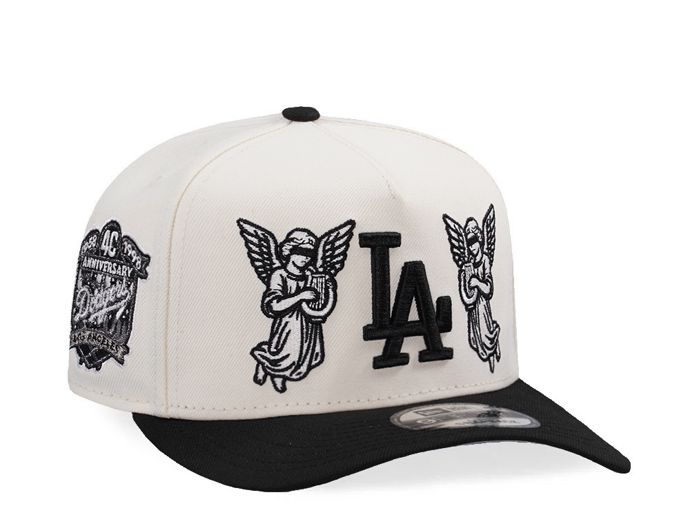 New Era Los Angeles Dodgers 40th Anniversary Angel Chrome Two Tone Edition 9Fifty A Frame Snapback Hat