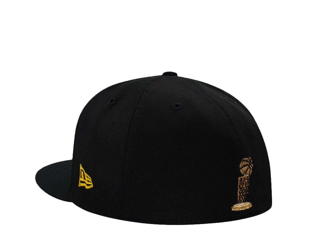 New Era Los Angeles Lakers NBA Finals 2002 Black Prime Edition 59Fifty Fitted Hat