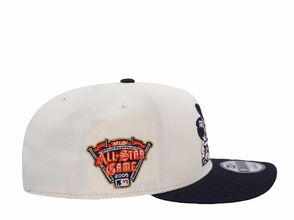 New Era Detroit Tigers All Star Game 2005 Chrome Two Tone Edition 9Fifty A Frame Snapback Hat