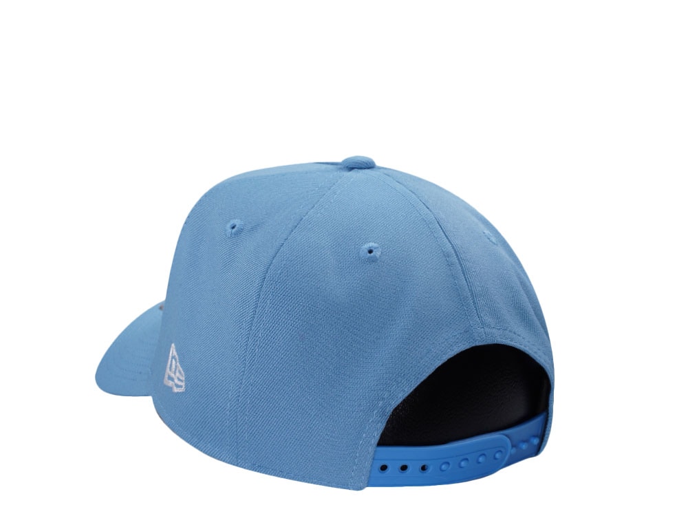 New Era New York Yankees World Series 1999 Cupid Sky Blue Edition 9Forty A Frame Snapback Hat