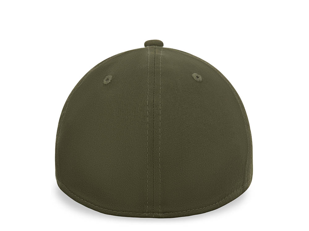 New Era New York Yankees League Essential Olive 39Thirty Stretch Hat
