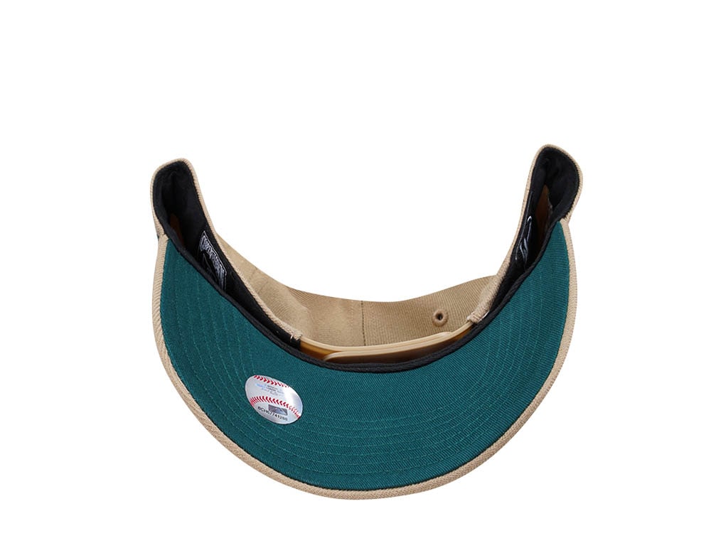 47Brand Oakland Athletics 40th Anniversary Khaki Sure Shot MVP Snapback Hat