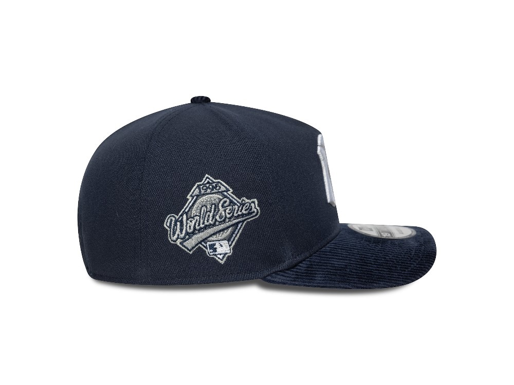 New Era New York Yankees Cooperstown Navy Cord Visor 19Twenty Snapback Hat