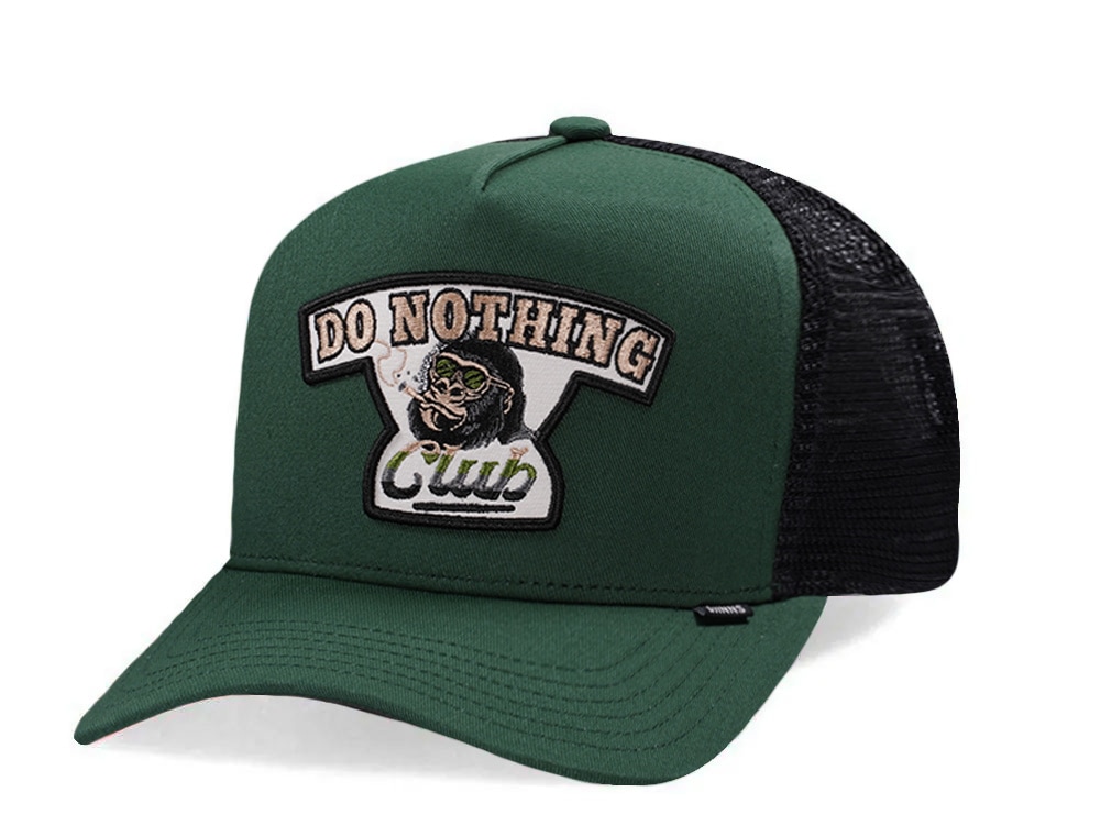 Djinns HFT Do Nothing Club Gorilla Olive Trucker Snapback Hat