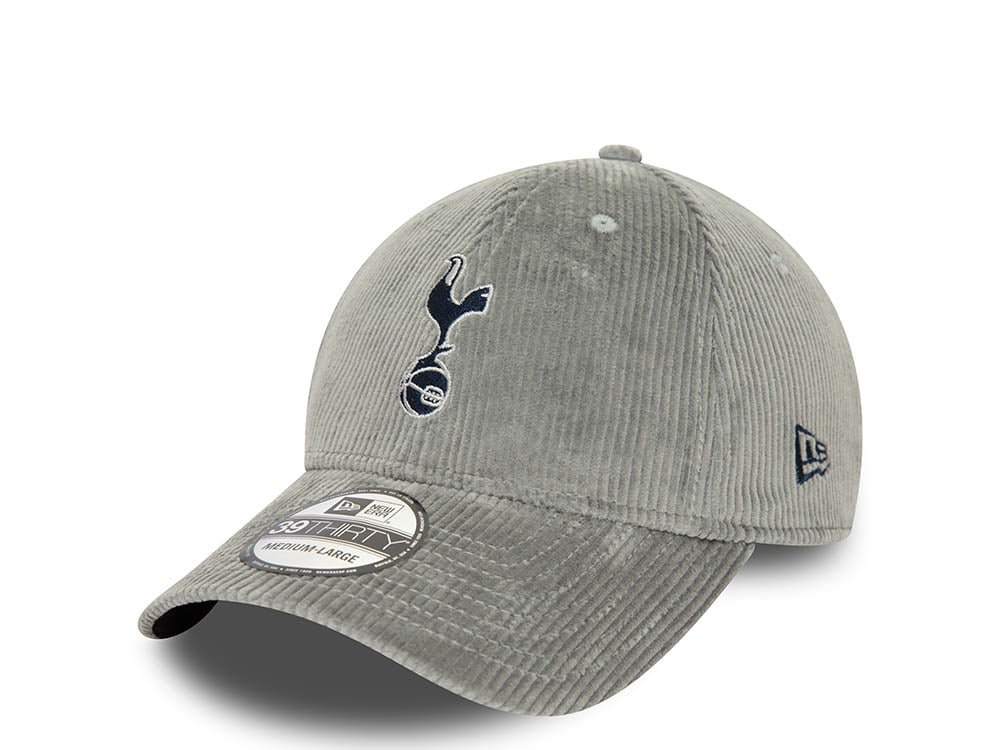New Era Tottenham Hotspur Gray Cord Edition 39Thirty Stretch Hat